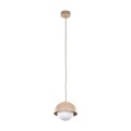 Lampa wisząca zwis BONO SABIA 1S z eleganckim szklanym kloszem do salonu 10644 TK Lighting