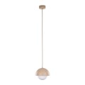 Lampa wisząca zwis BONO SABIA 1S z eleganckim szklanym kloszem do salonu 10644 TK Lighting