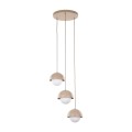 Lampa wisząca trzy zwisy na podsufitce BONO SABIA 3XG9 do salonu 10720