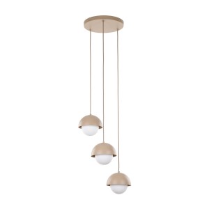Lampa wisząca trzy zwisy na podsufitce BONO SABIA 3XG9 do salonu 10720
