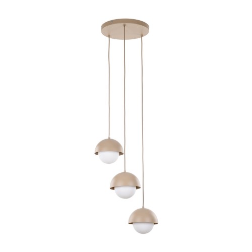 Lampa wisząca trzy zwisy na podsufitce BONO SABIA 3XG9 do salonu 10720
