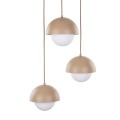 Lampa wisząca trzy zwisy na podsufitce BONO SABIA 3XG9 do salonu 10720