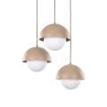 Lampa wisząca trzy zwisy na podsufitce BONO SABIA 3XG9 do salonu 10720