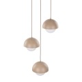 Lampa wisząca trzy zwisy na podsufitce BONO SABIA 3XG9 do salonu 10720