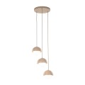 Lampa wisząca trzy zwisy na podsufitce BONO SABIA 3XG9 do salonu 10720