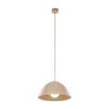 Minimalistyczna lampa w kolorze sabia nad blat stołu z kloszem 10657 TK Lighting