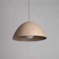 Minimalistyczna lampa w kolorze sabia nad blat stołu z kloszem 10657 TK Lighting