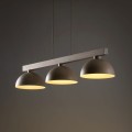 Lampa wisząca OSLO z trzema kloszami na drewnianym stolarzu 11012 TK Lighting
