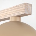 Lampa wisząca OSLO z trzema kloszami na drewnianym stolarzu 11012 TK Lighting
