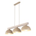 Lampa wisząca OSLO z trzema kloszami na drewnianym stolarzu 11012 TK Lighting