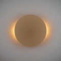 Kinkiet ścienny LUNA okrągły doświetlający beżowy na 2xG9 do holu 20cm 10623 TK Lighting