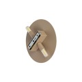 Kinkiet ścienny LUNA okrągły doświetlający beżowy na 2xG9 do holu 20cm 10623 TK Lighting