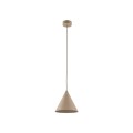 Lampa wisząca CONO w piaskowym kolorze stożkowaty klosz salon 10619 TK Lighting