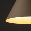 Lampa wisząca CONO w piaskowym kolorze stożkowaty klosz salon 10619 TK Lighting