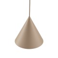 Lampa wisząca CONO w piaskowym kolorze stożkowaty klosz salon 10619 TK Lighting