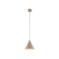 Lampa wisząca CONO w piaskowym kolorze stożkowaty klosz salon 10619 TK Lighting