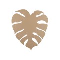 Kinkiet ścienny MONSTERA kształt liścia do salonu glamour beż 10627 TK Lighting