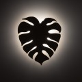 Kinkiet ścienny MONSTERA kształt liścia do salonu glamour beż 10627 TK Lighting