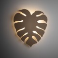 Kinkiet ścienny MONSTERA kształt liścia do salonu glamour beż 10627 TK Lighting