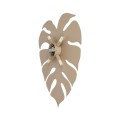 Kinkiet ścienny MONSTERA kształt liścia do salonu glamour beż 10627 TK Lighting