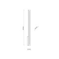 Kinkiet elewacyjny LINEA z eleganckim podłużnym kształtem LED 18175 TK Lighting