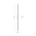 Kinkiet zewnętrzny elewacyjny pionowy LINEA LED 30W 3000K 18176 TK Lighting