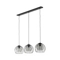 Lampa wisząca UNIVERSO gwint E27 moc 15W styl nowoczesny szklany klosz | czarny 4483 TK lighting