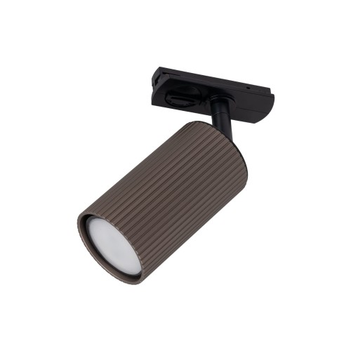 Reflektorek szynowy system 1-fazowy TRACK brązowy ryflowany 16145 TK Lighting