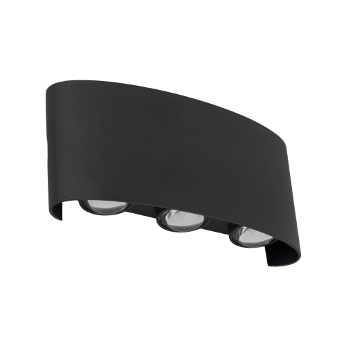 Zewnętrzny kinkiet elewacyjny czarny góra-dół IP54 LED 3000K 18181 TK Lighting
