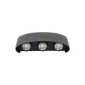 Zewnętrzny kinkiet elewacyjny czarny góra-dół IP54 LED 3000K 18181 TK Lighting