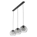 Lampa wisząca UNIVERSO gwint E27 moc 15W styl nowoczesny szklany klosz | czarny 4483 TK lighting