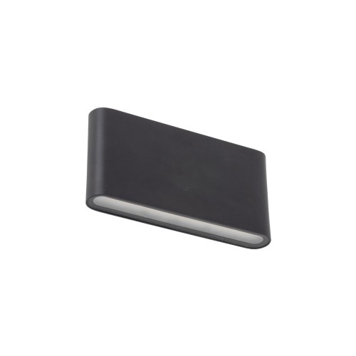 Lampa zewnętrzna ARWENA gwint LED moc 12W styl nowoczesny szklany klosz | czarny 18185 TK lighting