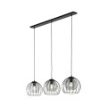 Lampa wisząca UNIVERSO gwint E27 moc 15W styl nowoczesny szklany klosz | czarny 4483 TK lighting
