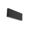 Podłużny kinkiet elewacyjny Arwena IP54 LED 12W czarny aluminiowy 18186 TK Lighting