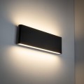 Podłużny kinkiet elewacyjny Arwena IP54 LED 12W czarny aluminiowy 18186 TK Lighting