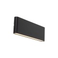 Podłużny kinkiet elewacyjny Arwena IP54 LED 12W czarny aluminiowy 18186 TK Lighting