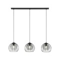 Lampa wisząca UNIVERSO gwint E27 moc 15W styl nowoczesny szklany klosz | czarny 4483 TK lighting