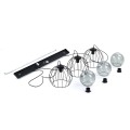 Lampa wisząca UNIVERSO gwint E27 moc 15W styl nowoczesny szklany klosz | czarny 4483 TK lighting