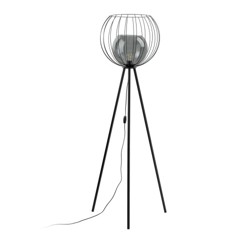 Lampa podłogowa ze szklanym i drucianym kloszem UNIVERSO 5057 TK LIGHTING