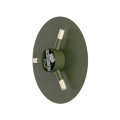 Kinkiet ścienny LUNA okrągły zielony Ø30 do salonu 3xG9 10957 TK Lighting