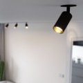 Lampa sufitowa podtynkowy reflektorek czarno-złoty na GU10 10806 TK Lighting