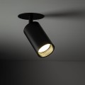 Lampa sufitowa podtynkowy reflektorek czarno-złoty na GU10 10806 TK Lighting