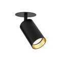 Lampa sufitowa podtynkowy reflektorek czarno-złoty na GU10 10806 TK Lighting