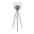 Lampa podłogowa ze szklanym i drucianym kloszem UNIVERSO 5057 TK LIGHTING