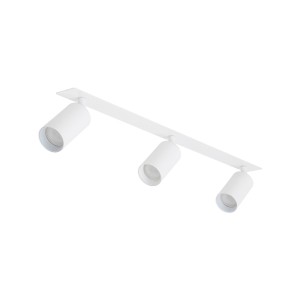 Podtynkowa biała lampa sufitowa, 3 reflektorki do salonu 10812 TK Lighting