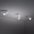 Podtynkowa biała lampa sufitowa, 3 reflektorki do salonu 10812 TK Lighting
