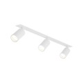 Podtynkowa biała lampa sufitowa, 3 reflektorki do salonu 10812 TK Lighting