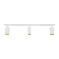 Podtynkowa biała lampa sufitowa, 3 reflektorki do salonu 10812 TK Lighting