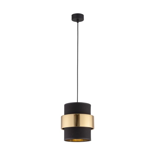 Lampa wisząca do nowoczesnych wnętrz czarno-złota CALISTO 4377 TK Lighting