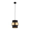 Lampa wisząca do nowoczesnych wnętrz czarno-złota CALISTO 4377 TK Lighting